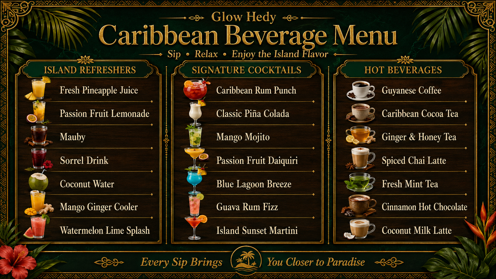 Berb menu
